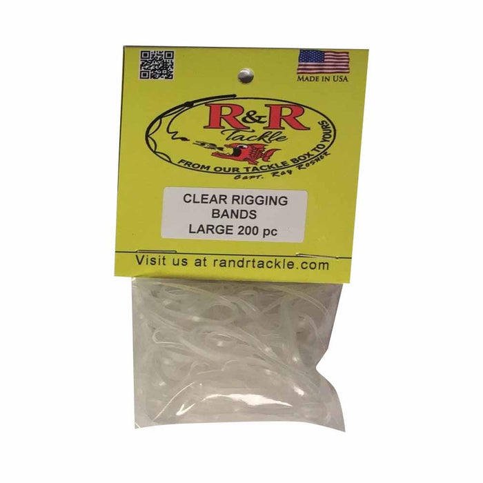 R&R Tackle Large Clear Rigging Band