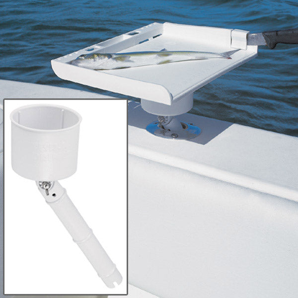 Fish-N-Drinks Bait Board & Drink Holder Combo