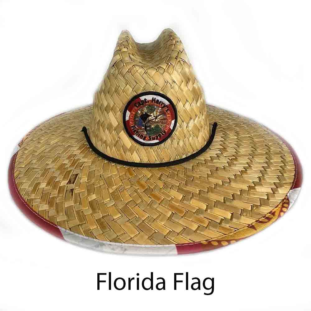 Capt. Harry's Stateside Florida Map Straw Hat - Capt. – Capt