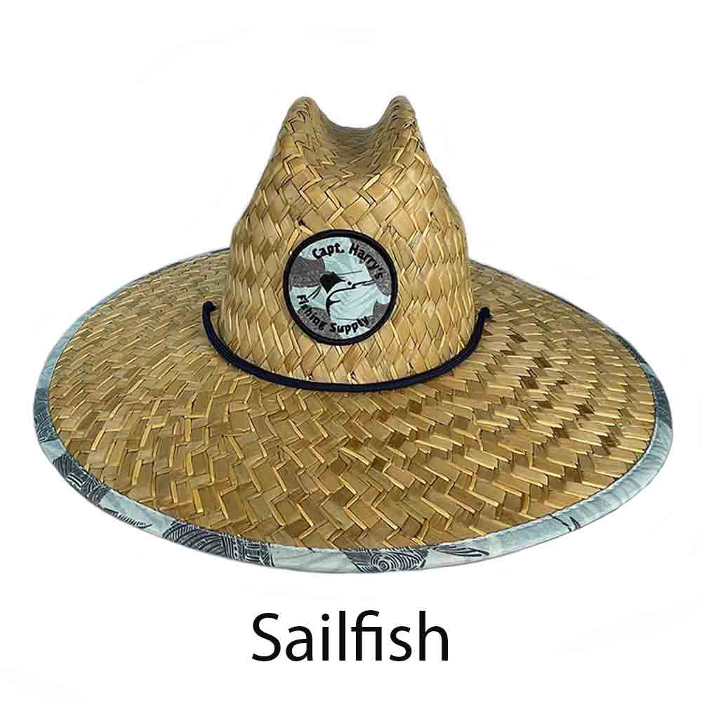 Capt. Harry's Offshore Ice Blue Sailfish Straw Hat – Capt. Harry's Fishing  Supply