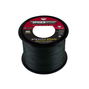 SpiderWire Stealth Braid 1500 yds Spools - Capt. Harry's Fishing Supply - black