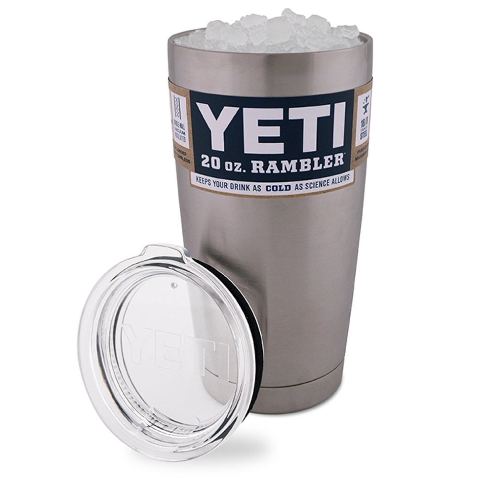  YETI Rambler 20 oz Tumbler, Stainless Steel, Vacuum