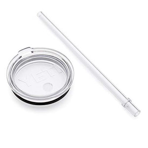 Spill Proof Lid With Straws For 30 oz YETI Rambler